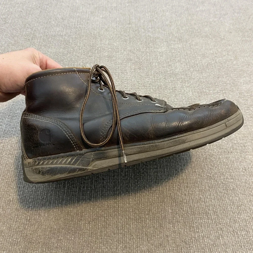 Carhartt‎ Boots Mens Size 11 Brown Leather Chukka Ankle Work Casual CMX4023